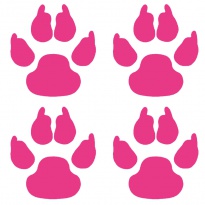 Tlapka s drápky mini (4ks) - více barev